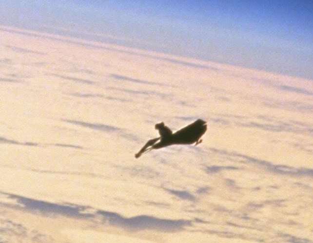 The mysterious Black Knight Satellite, courtesy of NASA.