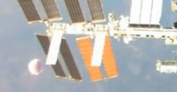 One of the two UFO's recently seen by the ISS