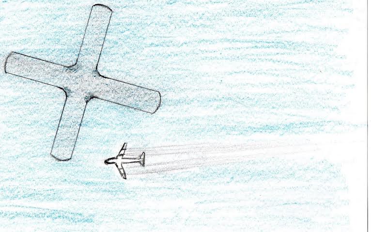 Diagram of what was seen to ‘scale’