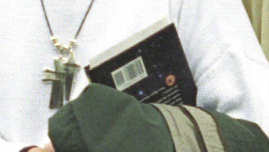 Hilary and THAT 'book' - Are We Alone! Seen carrying with her at Rockefellers ranch!