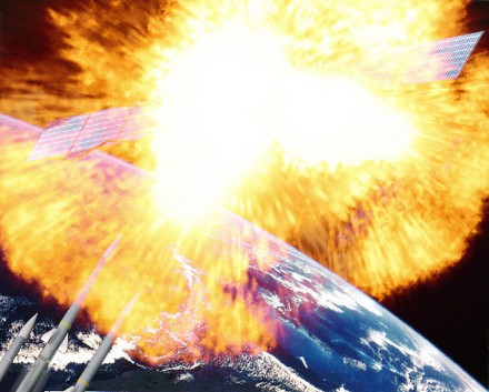 Was the recent US Satellite explosion in space caused by Aliens?!