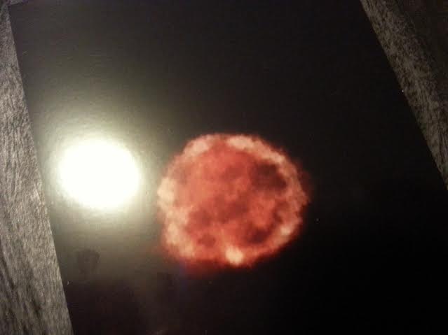 A zoomed in image of the Orb that was seen.