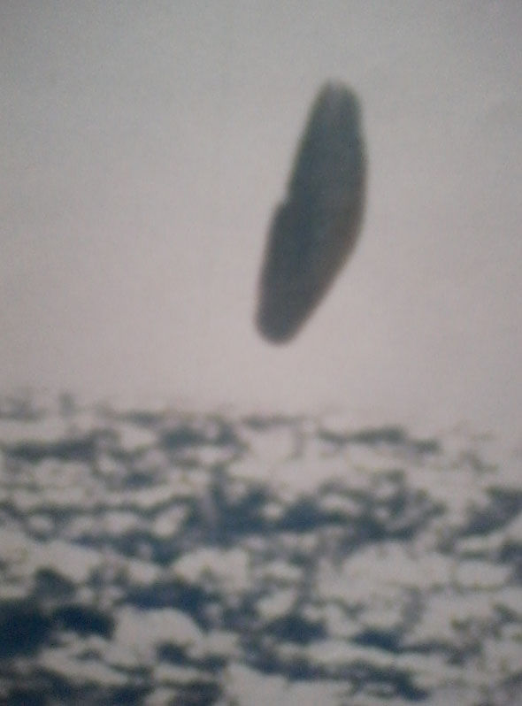 Could this UFO be looking to escape into the water - is it a different UFO?