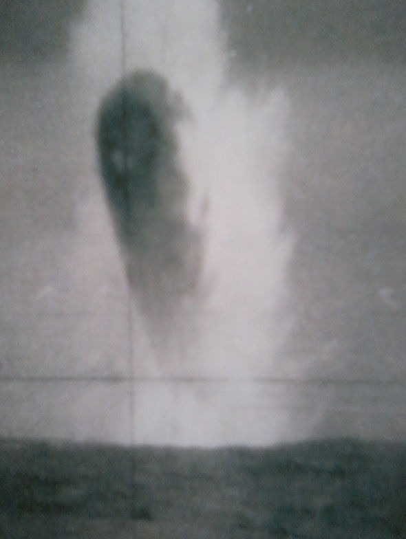 And into the sea the UFO goes!?