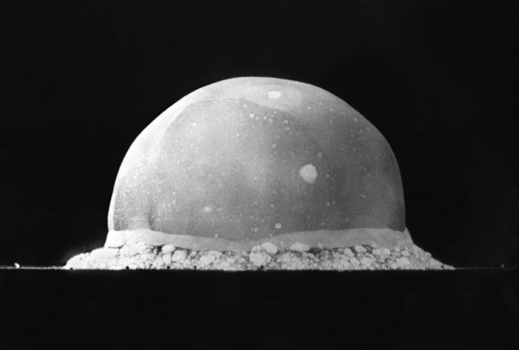 The 'Trinity Test' said to be one of the first nuclear weapons tests, is said to have had UFO's watching over it.