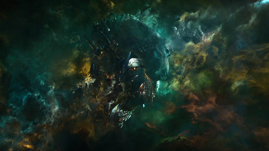 The Skull Planet in the Guardians Of The Galaxy film (Marvel)