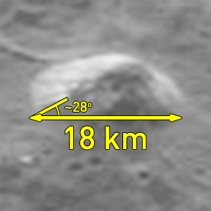 The Pyramid of Ceres (Credit: NASA/JPL-Caltech)