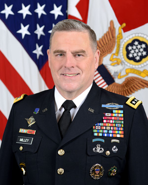 General Mark A. Milley, 39th Chief of Staff for the U.S. Army. (Credit: U.S. Army) 
