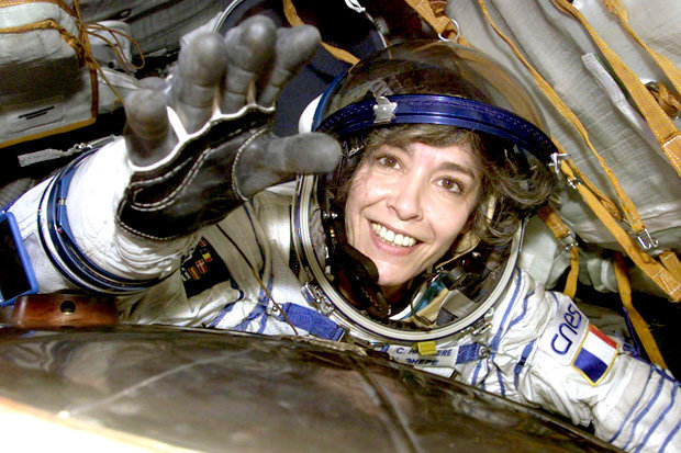 French astronaut Claudie Haigneré is said to have raved about aliens